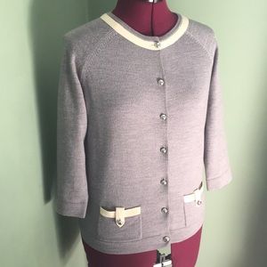 Coach EST. 1941 Spring Cardigan Classic Size Med